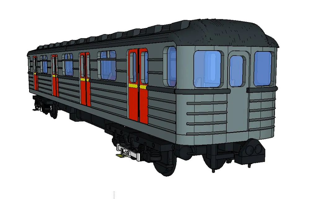 VLOŽENÝ VŮZ METRA 81-71 H0 (1:87)