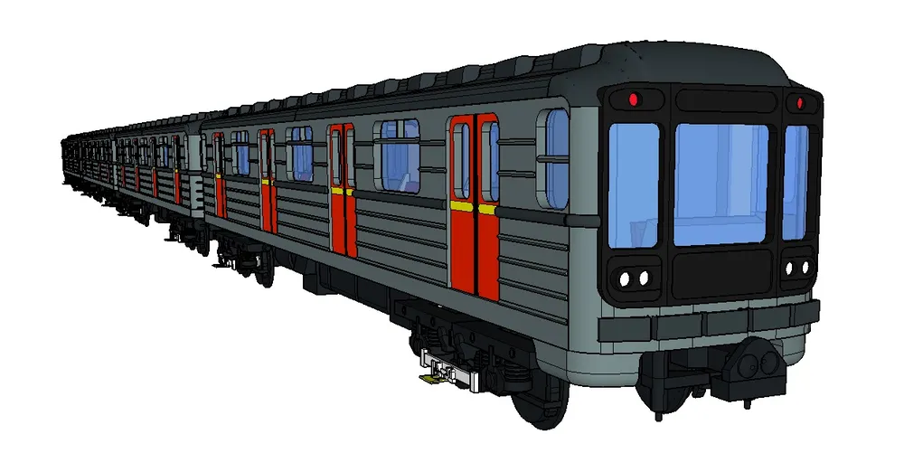 ČELNÍ VŮZ METRA 81-71 H0 (1:87)