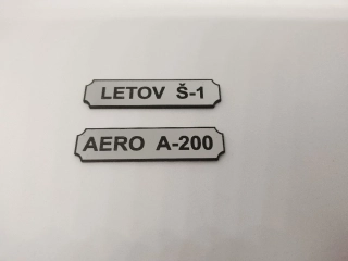 AVIA B.H.1 -Štítek  1/48