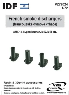 IDF – french smoke dischargers (2+2+2+2ks) 1/72