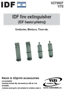 IDF – fire extinguisher  (3+3+6 ks) 1/72