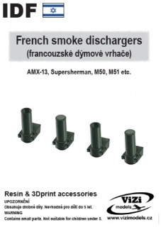 IDF –  french smoke dischargers (2+2+2+2ks) 1/48