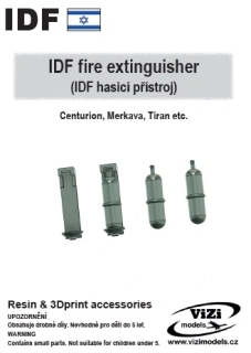 IDF – fire extinguisher  (3+3+6 ks) 1/48