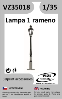 Lampa 1 rameno 1/35