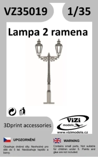 Lampa 2 ramena 1/35