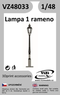 Lampa 1 rameno 1/48