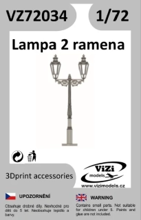 Lampa 2 ramena 1/72