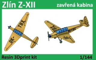 Zlín Z-XII zavřená kabina