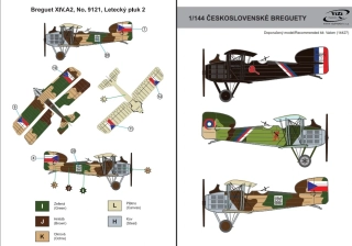 Obtisky Československé Breguety 14